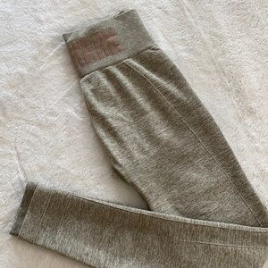 Flex High Waisted Leggings (Taupe)